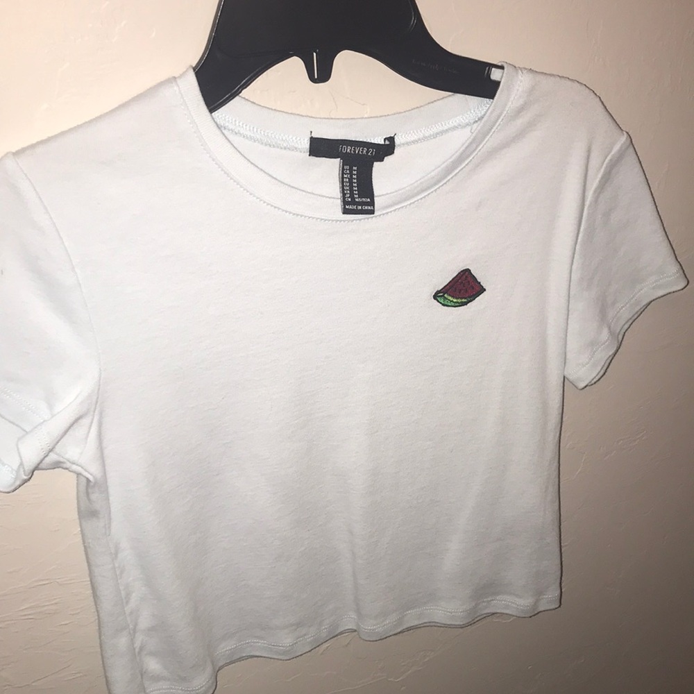 Baby blue Crop top